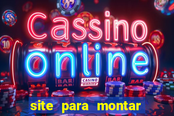 site para montar time de futebol